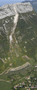 Vue aérienne de l'éboulement du Néron
