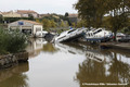 Inondations à Trèbes le 15 octobre 2018 suite au débordement du Canal du Midi