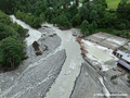 Crue du V�n�on � Venosc - Bourg d'Arud du 21 juin 2024 - Piscine municipale en partie d�truite