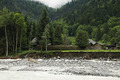 Erosion des berges du V�n�on suite la crue du 21 juin 2024 � Venosc - Bourg d'Arud