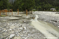 Inondation et engravement du camping du Champ du Moulin suite � la crue du V�n�on du 21 juin 2024