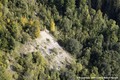 Niche d'arrachement du glissement de terrain de 1970 au Châtelard (Savoie)