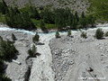 Confluence du torrent des Etan�ons et du V�n�on 17 jours apr�s la crue