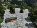 Crue du torrent des �tan�ons � la B�rarde - habitation engrav�