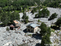 Crue du torrent des �tan�ons � la B�rarde - habitations engrav�es
