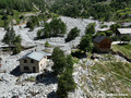 Crue du torrent des �tan�ons � la B�rarde - habitations engrav�es