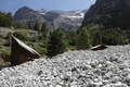 Crue du torrent des �tan�ons � la B�rarde - habitations engrav�es