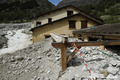 Crue du torrent des �tan�ons � la B�rarde - restaurant le Fourney engrav�