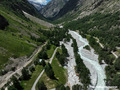 Inondation et engravement du camping municipal de la B�rarde suite � la crue du 21 juin 2024