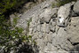 Torrent du Manival : ouvrage en pierres sèches dans le ravin de Grosse-Pierre