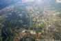 Vue aérienne sur la vallée de l'Isère
